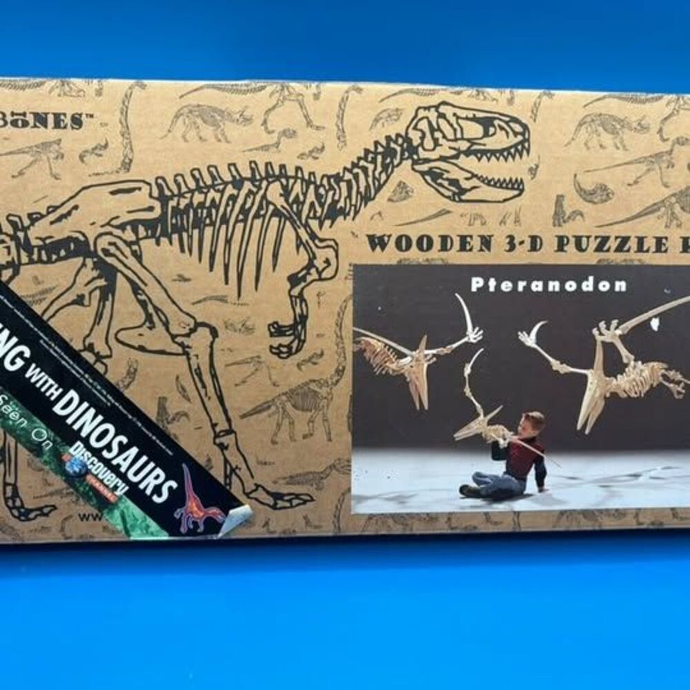 1998 BC Bones Wood Dinosaur Pteranodon 3D Puzzle